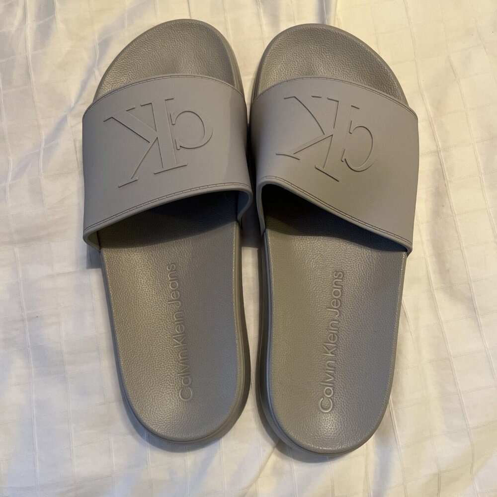 Calvin Klein Winston Slide Sandal Men's Size US 9 M Black